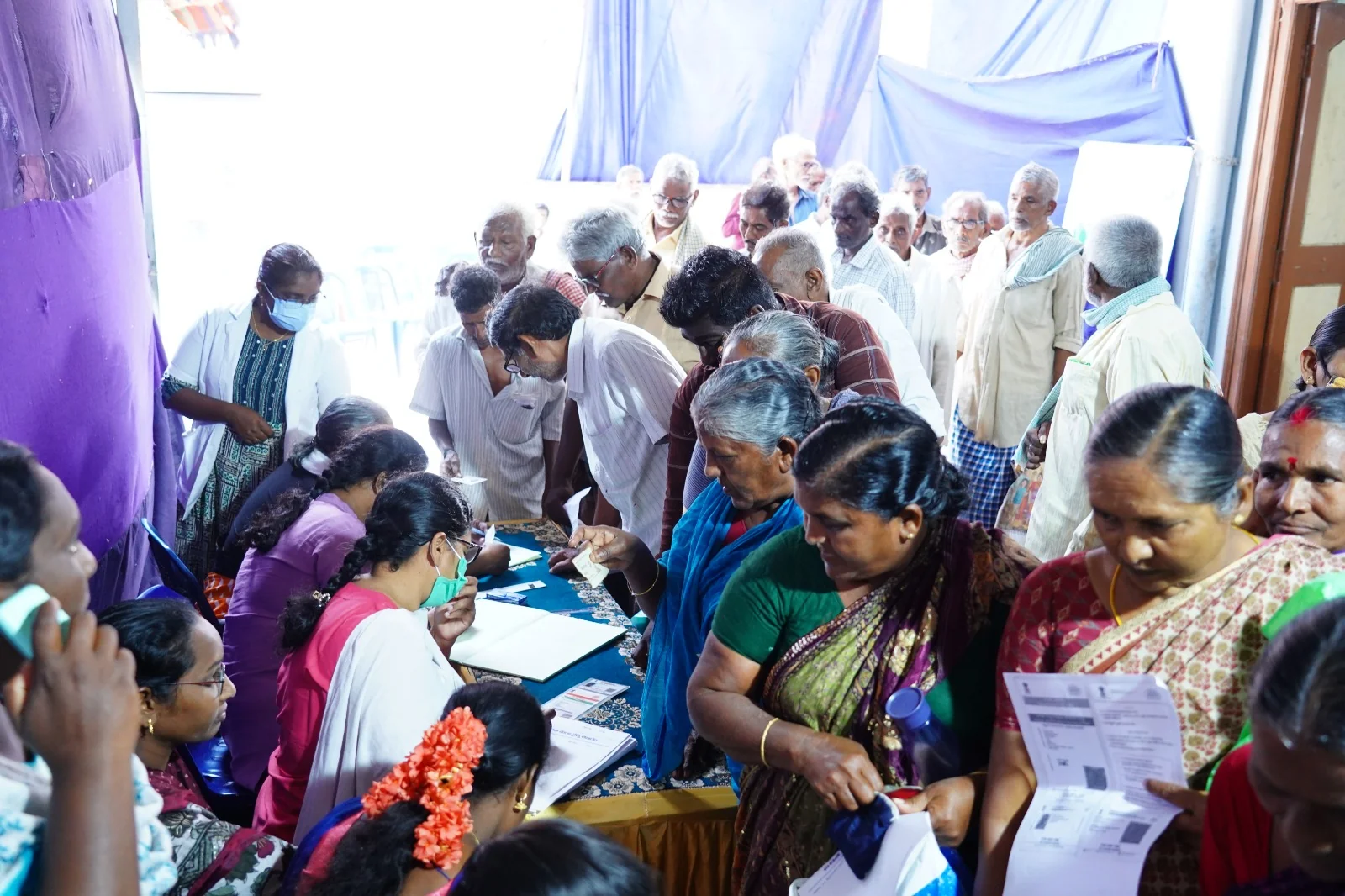 Medical camp at Mulpur - Registration Desk